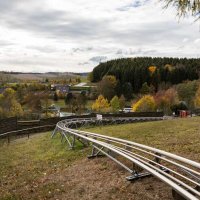 Schienen der Alpine-Coaster-Bahn