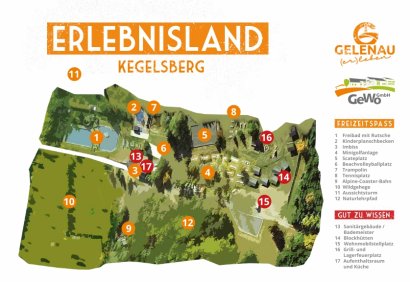 Lageplan Wohnmobilstellplatz im Erlebnisland Kegelsberg