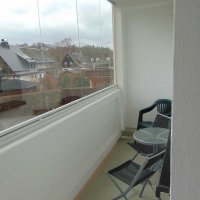 Balkon verglast mit herrlichem Blick über Gelenau