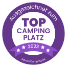 Ausgezeichnet zum TOP Camping Platz von Alpakacamping.de