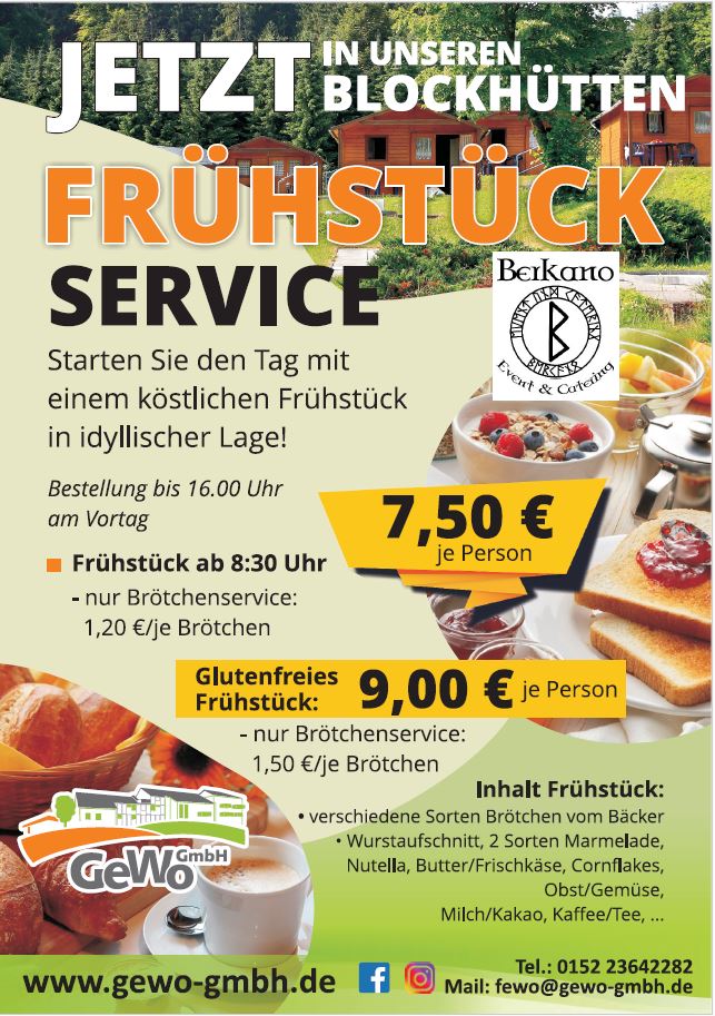 Frühstück Blockhütten